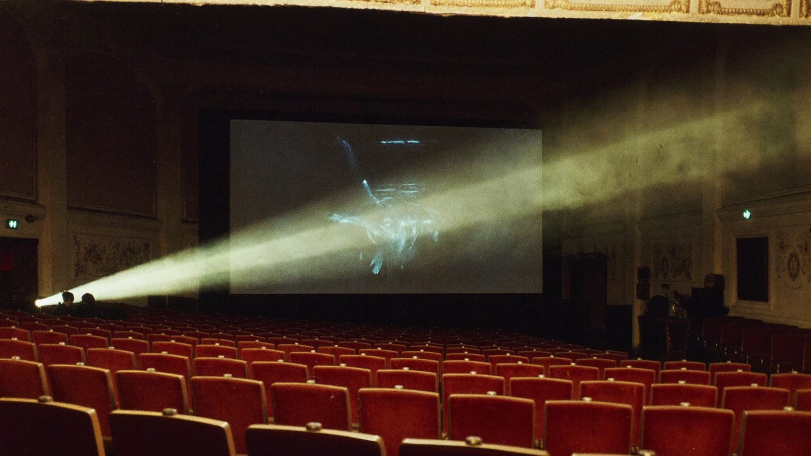 A full house, seen from the projection booth